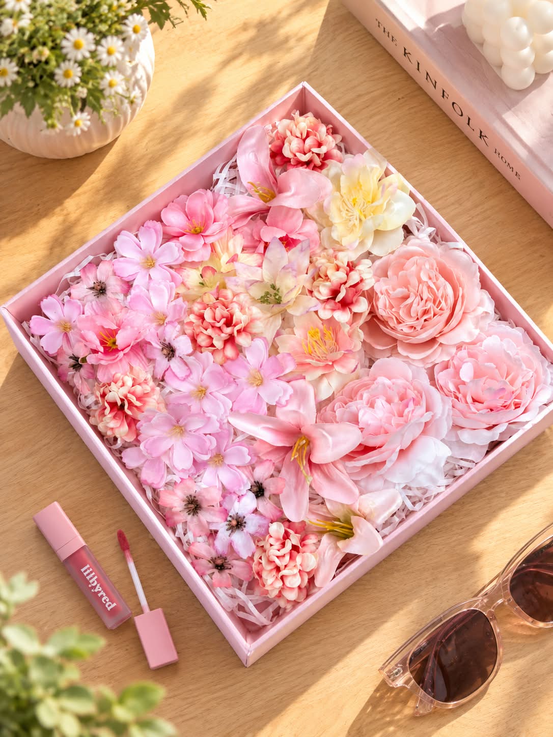 Premium Flower Box (Pink)